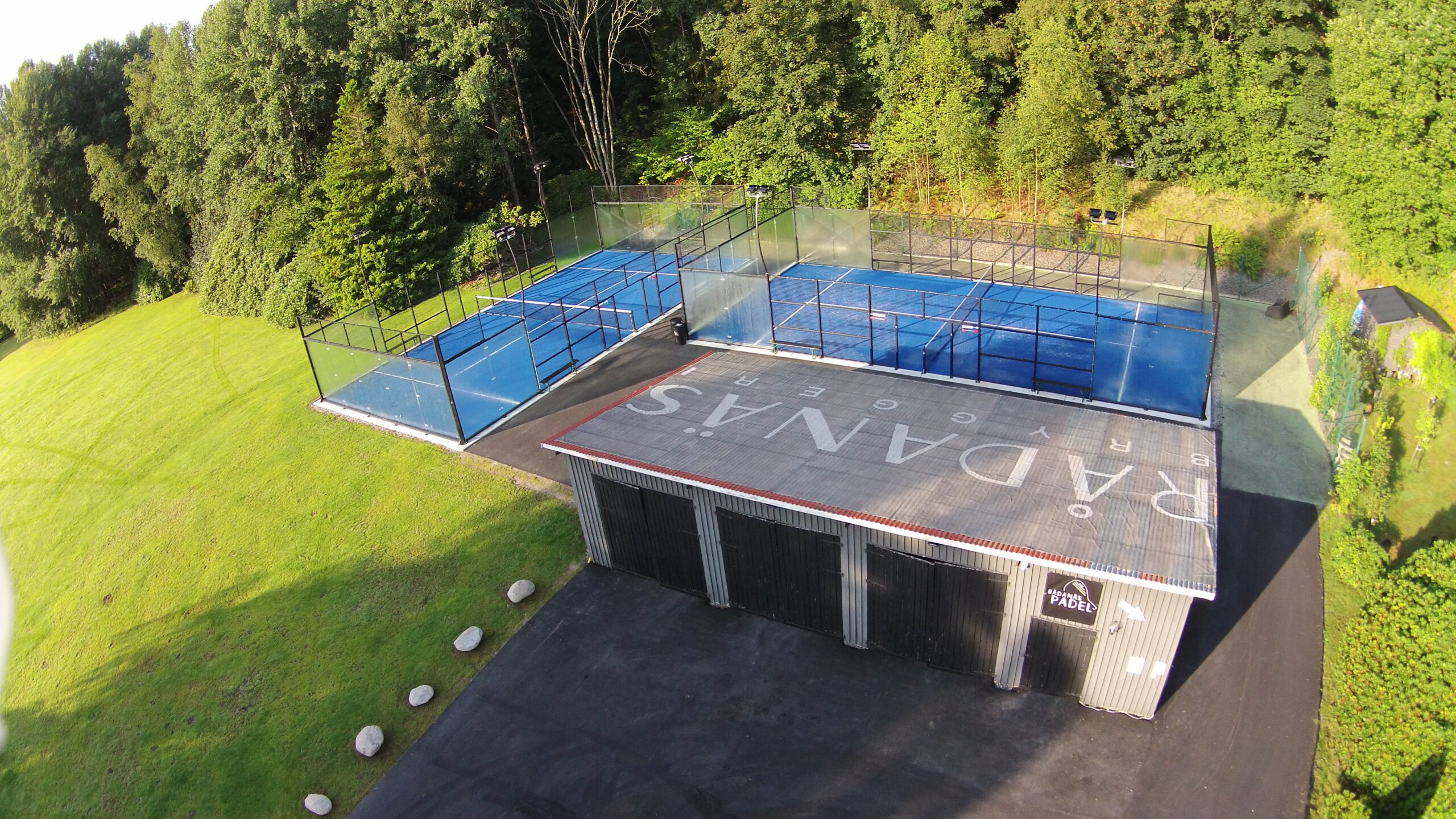 Vy över Rådanäs Padel